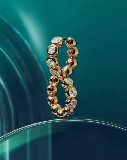 Tennis Small Hoop Earrings