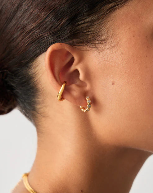 Tennis Small Hoop Earrings
