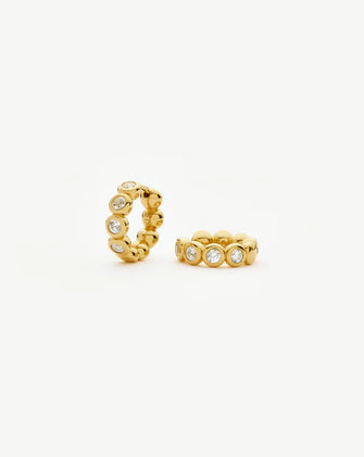 Tennis Small Hoop Earrings