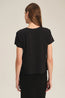 Tia Short Sleeve Jersey Tee Black