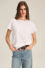 Tia Short Sleeve Jersey Tee White