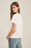 Tia Short Sleeve Jersey Tee White
