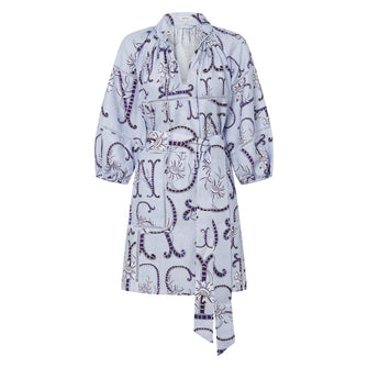 Lace Front Smock Dress