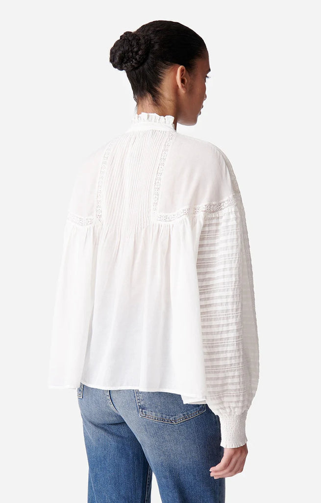 Dahlia Blouse White