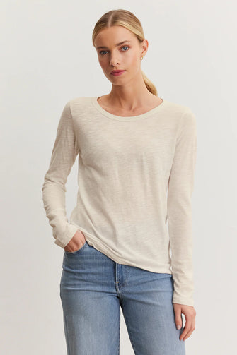 Velvet Originals Lizzie Tee Coconut