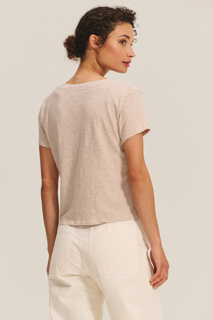 Elisha Originals V Neck Tee Sesame