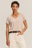 Elisha Originals V Neck Tee Sesame