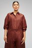 Long Sleeve Silk Shirt Barn Red