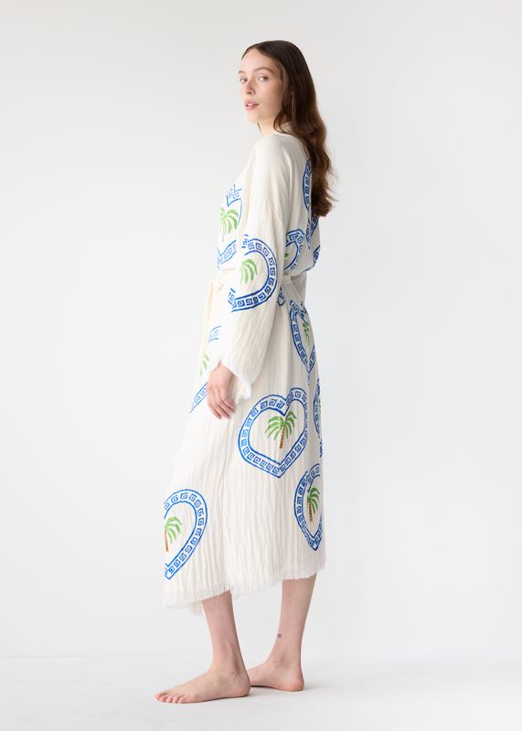 Long Robe Natural Palm