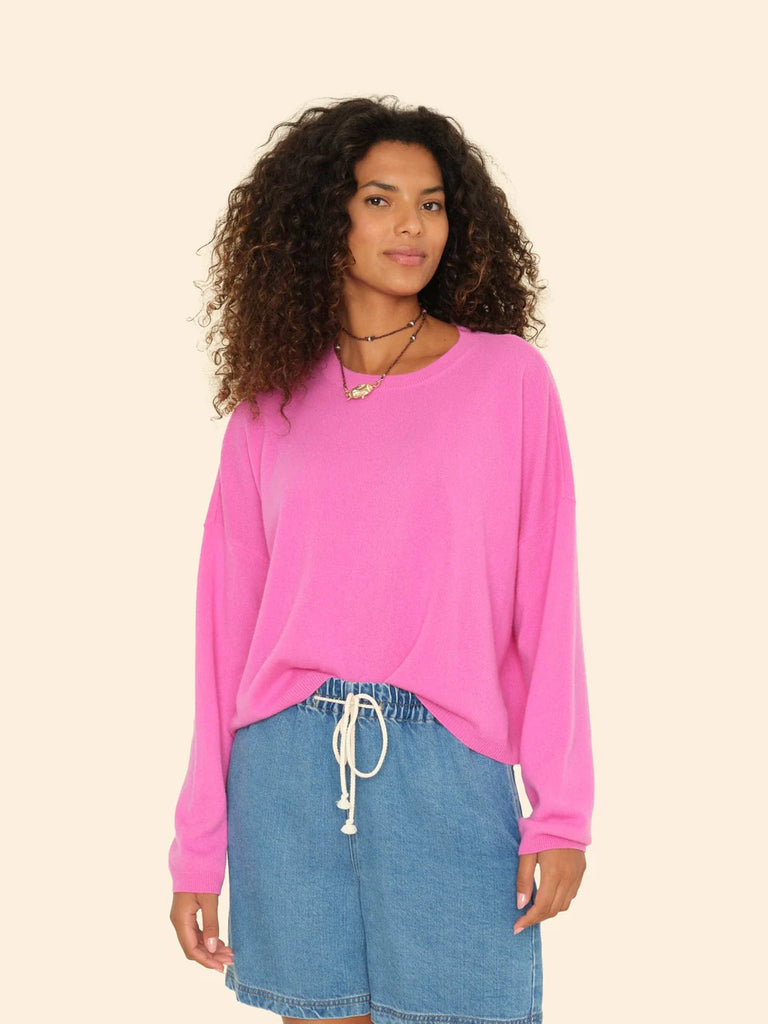 Lela Cashmere Sweater Beach Rose