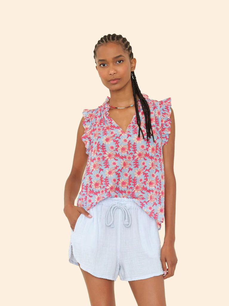 Bex Top Cornflower Blue