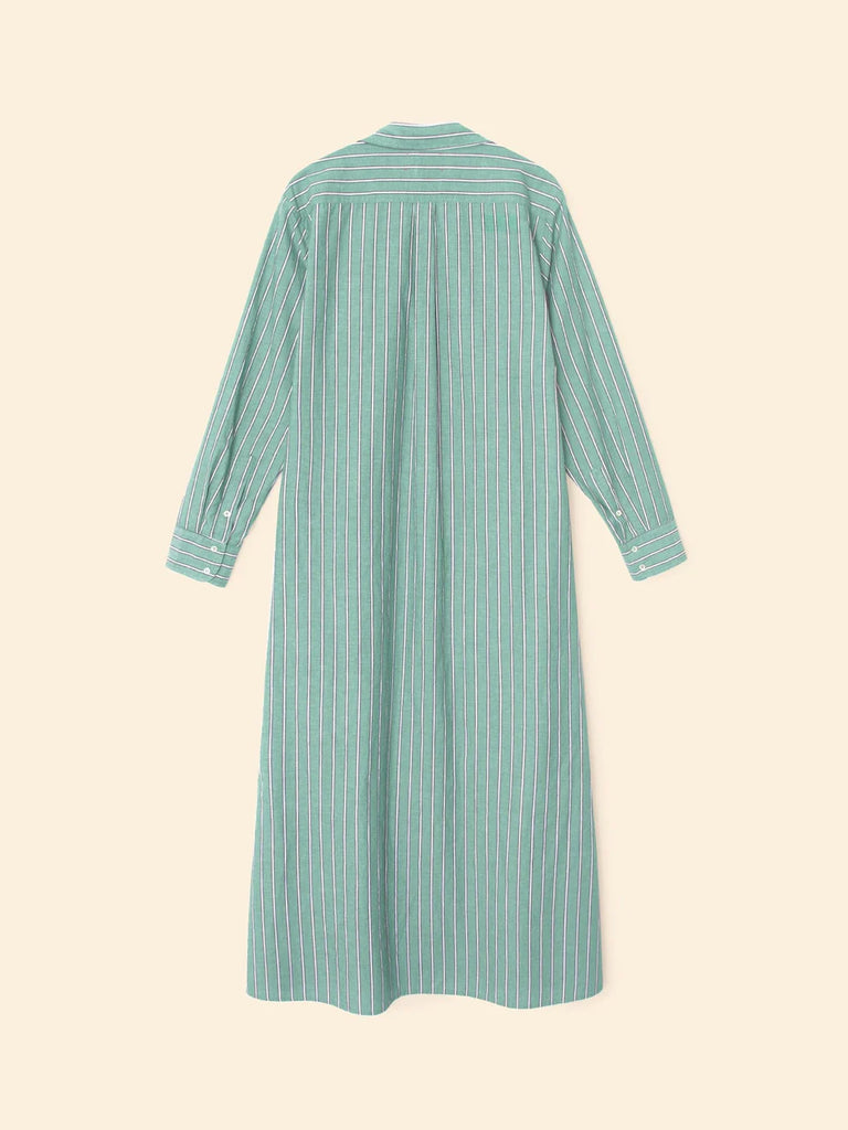 Boden Dress Cilantro Stripe