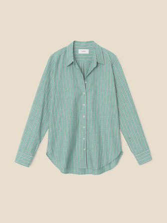 Beau Shirt Cilantro Stripe
