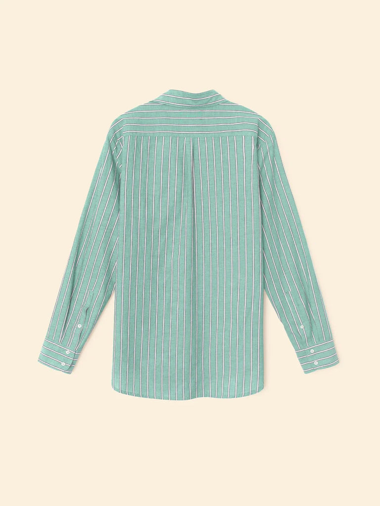 Beau Shirt Cilantro Stripe