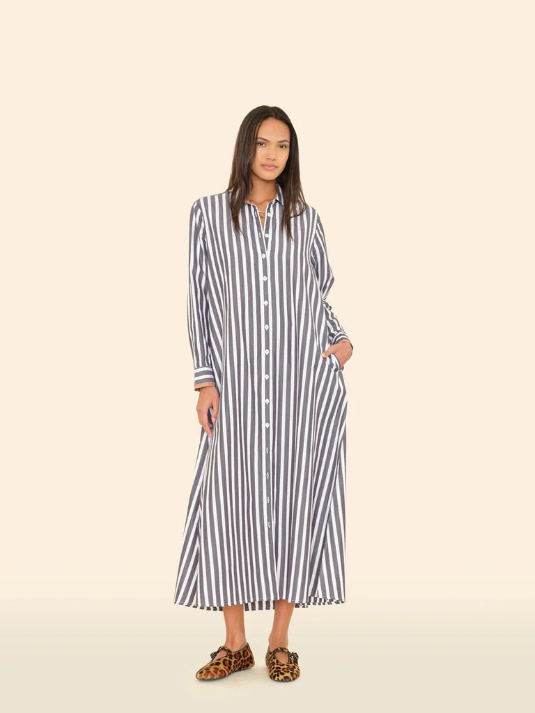 Boden Dress Ink Stripe