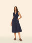 Cyra Dress Darkest Navy