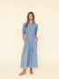 Boden Dress Dusty Blue Chambray