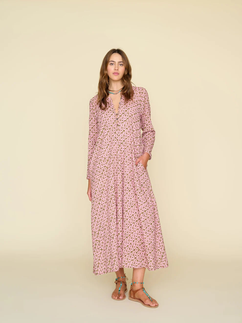 Tabitha Dress Fig Shell Toscani Australia