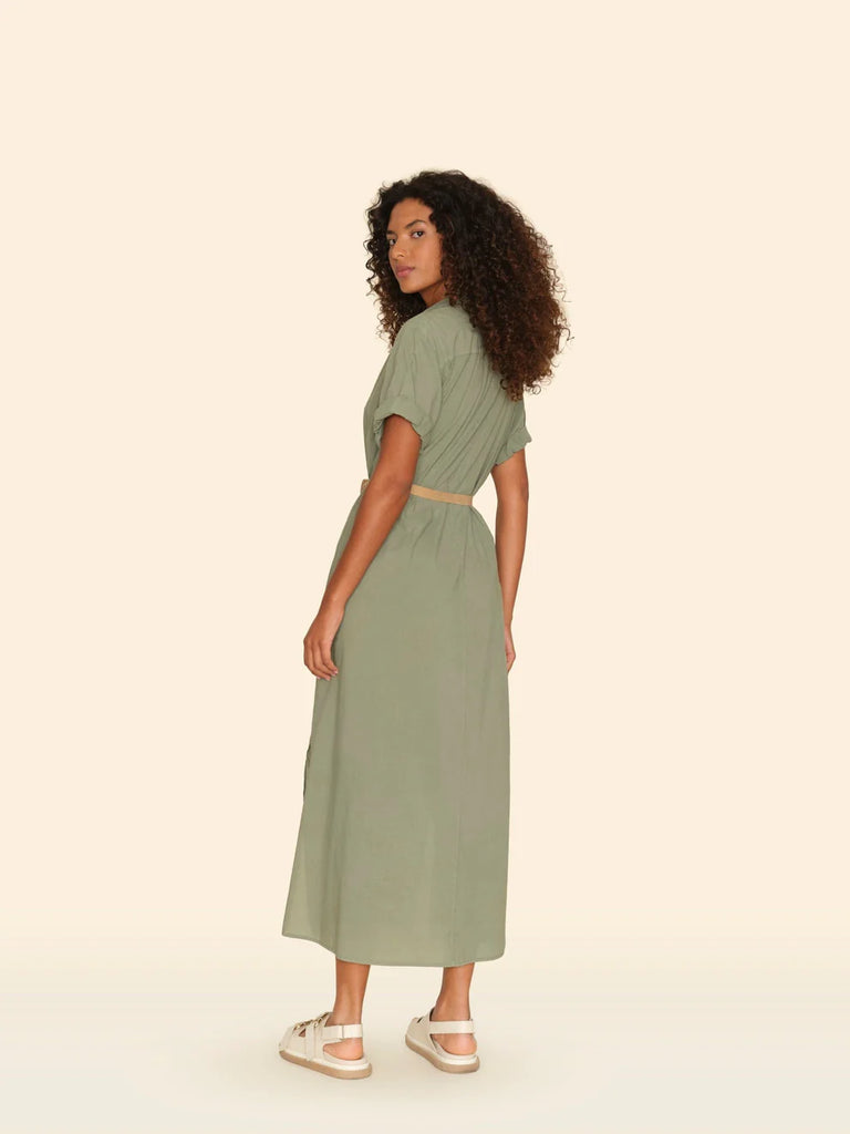 Linnet Dress Green Army