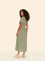 Linnet Dress Green Army