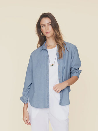 Beau Shirt Dusty Blue Chambray