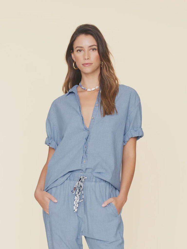Channing Shirt Dusty Blue Chambray