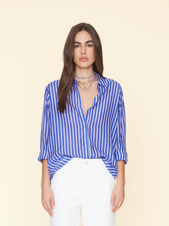 Beau Shirt Moon Star Silk Stripe