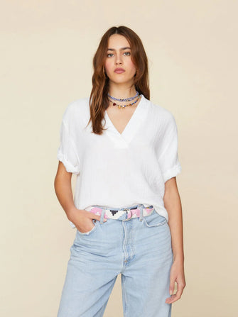 Avery Top White
