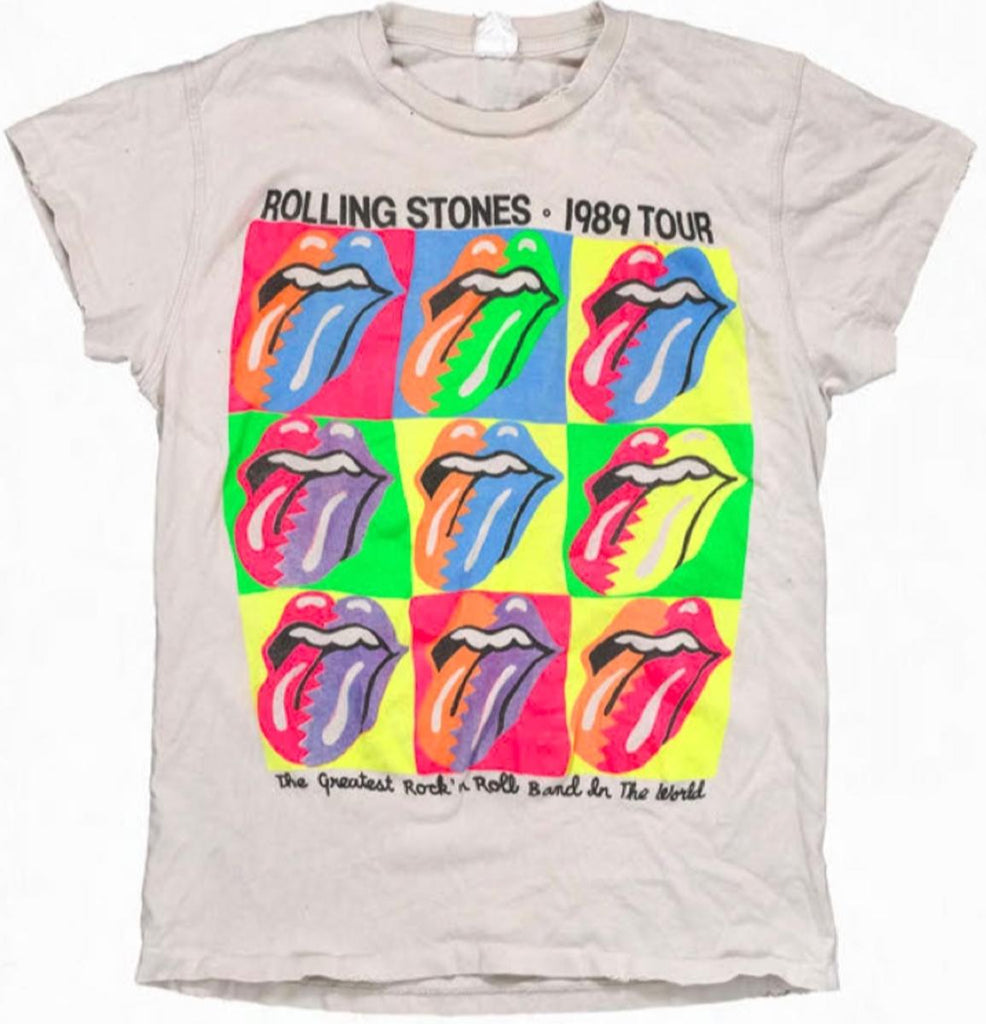 Rolling Stones 89 Tour Tee