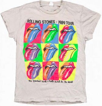 Rolling Stones 89 Tour Tee