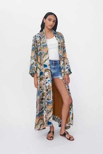 Karim Robe Giza Blue