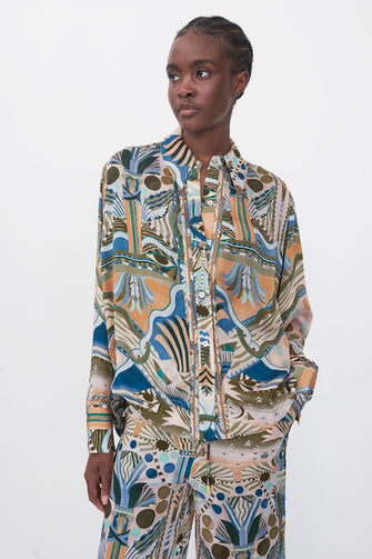 Joyce Shirt Giza Blue