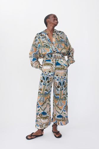 Henry Pants Giza Blue