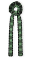 Seersucker Check Frill Scrunchie