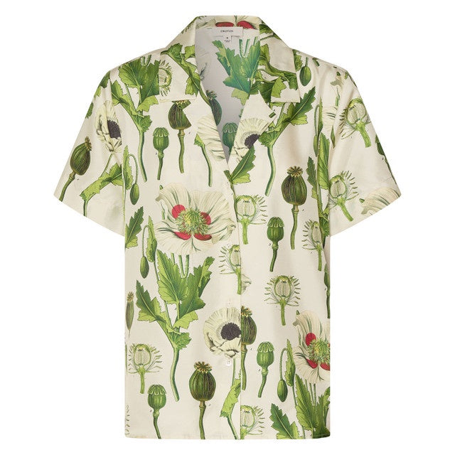 Garden Poppy Camp Shirt