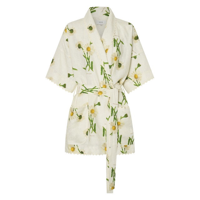 Field Daisy Print Robe