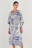Tile Print Dress