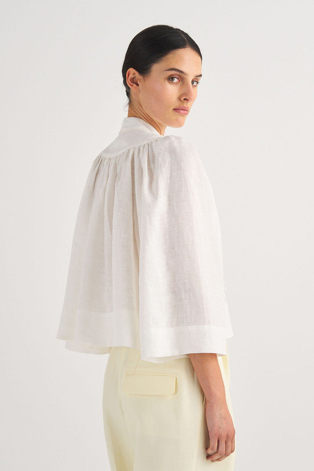 Lace Poppy Detail Shirt