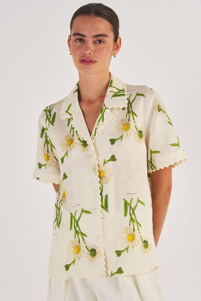 Field Daisy Camp Shirt