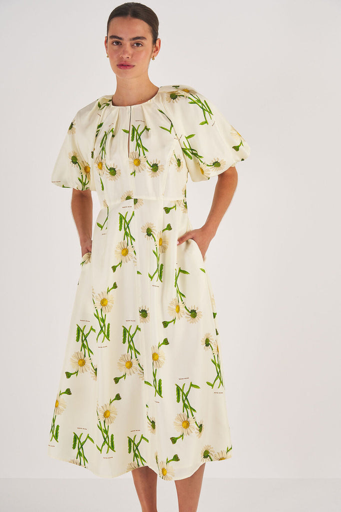 Field Daisy Silk Dress