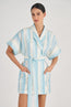 Stripe Robe Sky