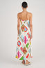 Ticket Print Slip Dress