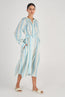 Long Stripe Shirt Dress
