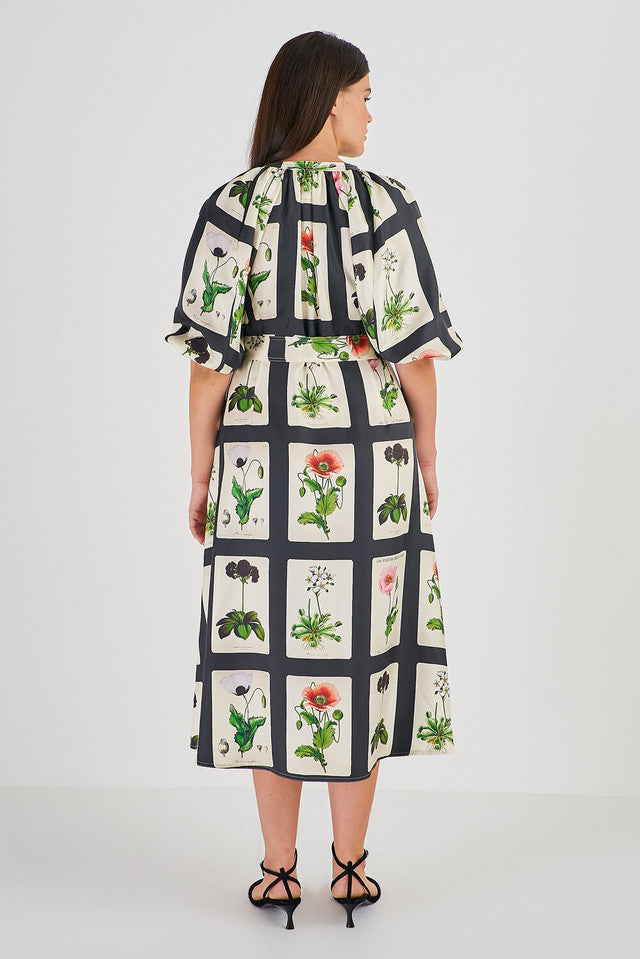 Midnight Poppy Dress