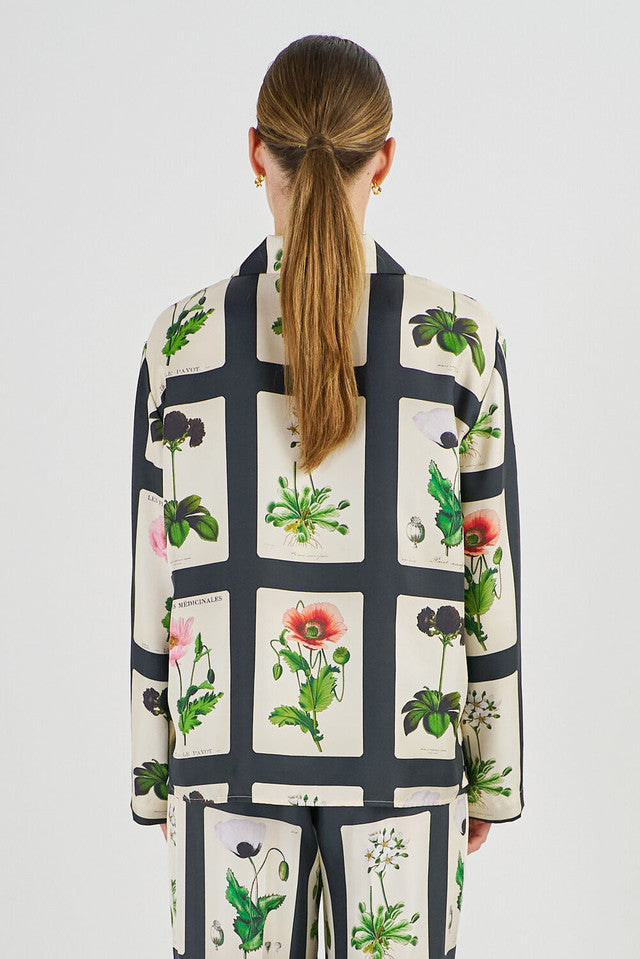 Midnight Poppy Camp Shirt