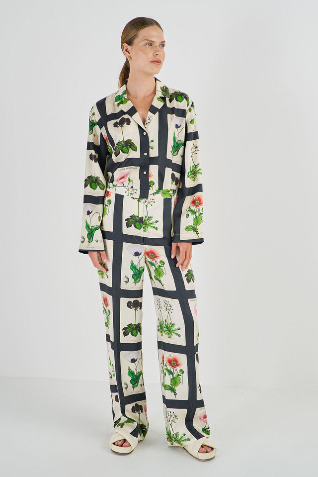 Midnight Poppy Camp Shirt