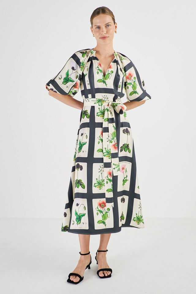 Midnight Poppy Dress