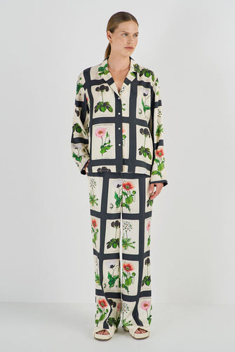 Midnight Poppy Camp Shirt