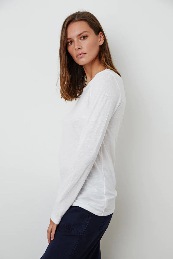 Velvet Original Lizzie Tee White