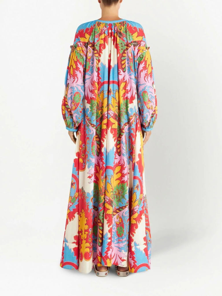 Multicolour Dress Rosso